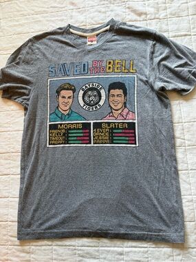 HOMAGE Gray Saved by the Bell Graphic Tee